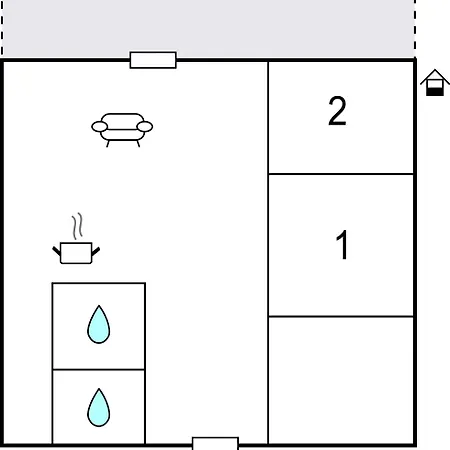 2 Bedroom Beautiful In Lejlighed *